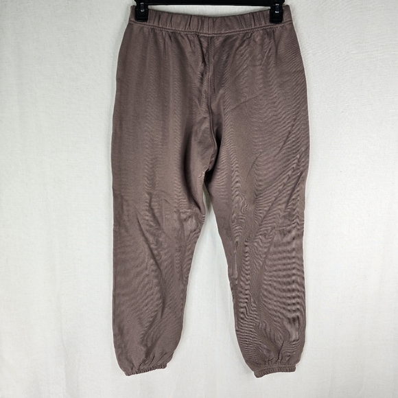 Pact Sweatpants Womens Large Deep Taupe Essential Loopback Terry Organic Cotton - Picture 5 of 10